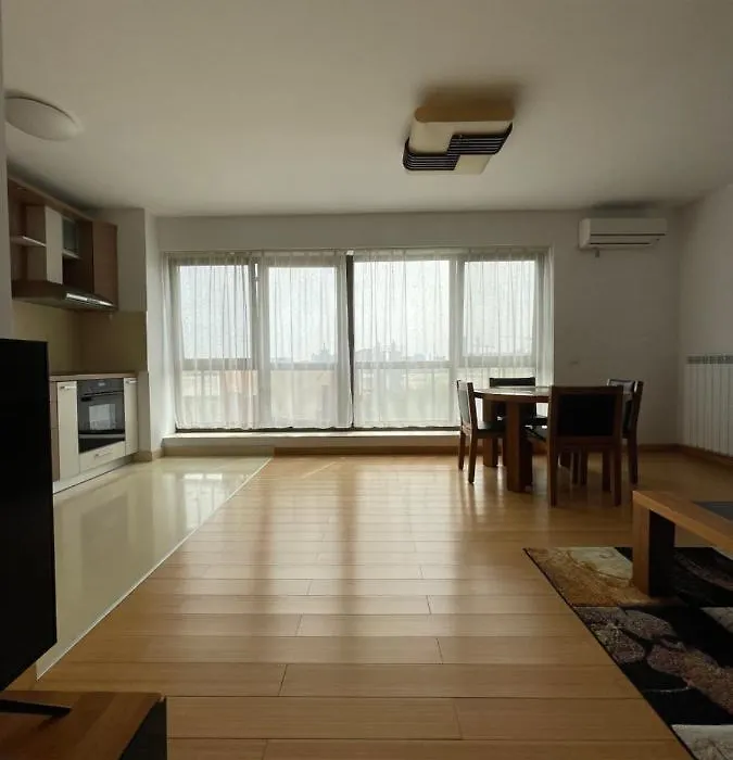 Sunny Two Room Apartment, Baneasa, Petrom City, Free Wi-Fi And Underground Parking-1