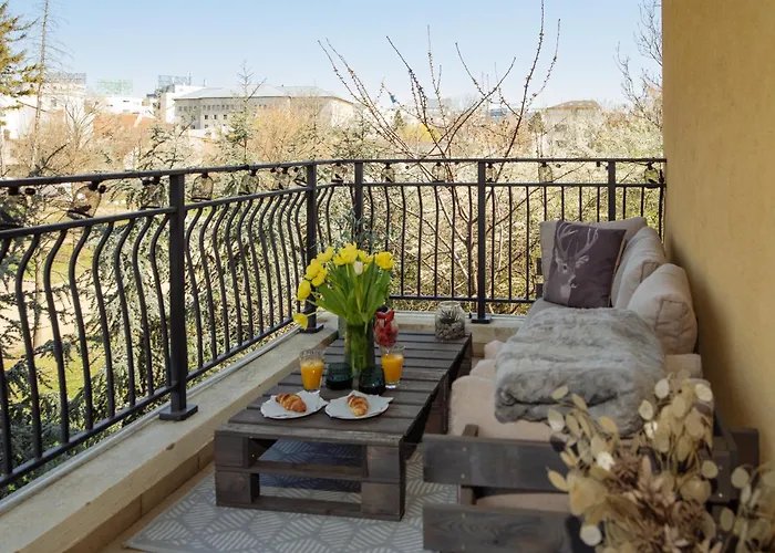 Secret Garden View Quiet Studio Private Terrace