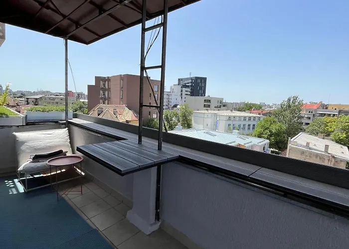 Terrace View Downtown Studio Bucureşti, România