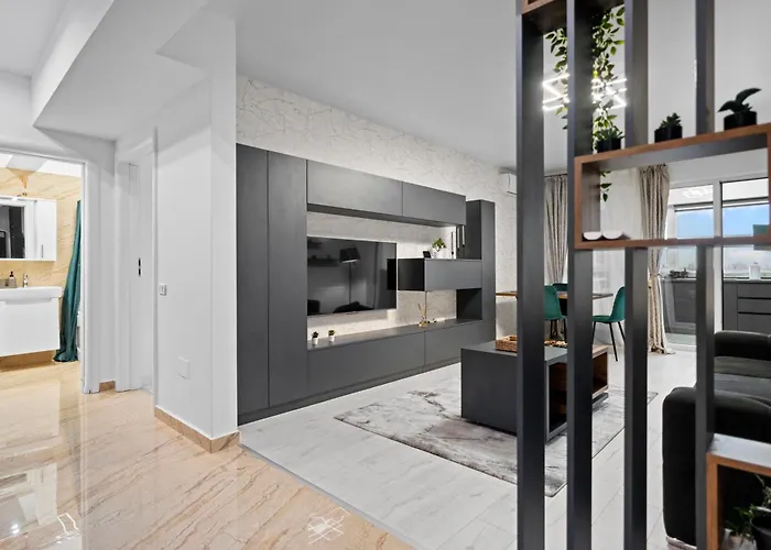 Minimalist Green & Grey Flat