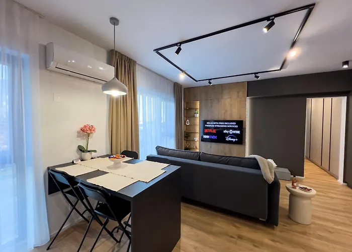 Luminosa - Smart Luxury Apartment In Aviatiei - Free Parking - Ev Station Bucureşti, România